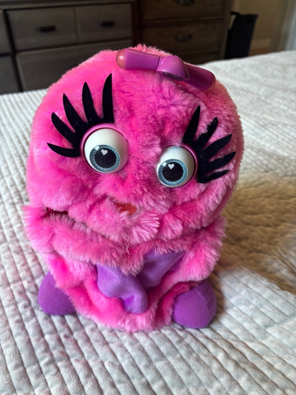 Vintage 1999 Trendmasters Wuv Luv Interactive Plush – Pink